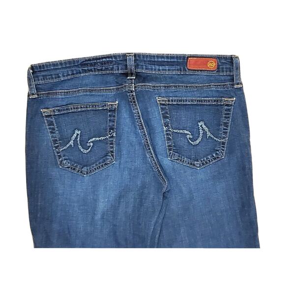 ADRIANO GOLDSCHMIED AG WOMENS THE CLUB BLUE JEANS - SIZE 28x30.5 BOOTCUT DENIM - Picture 5 of 8